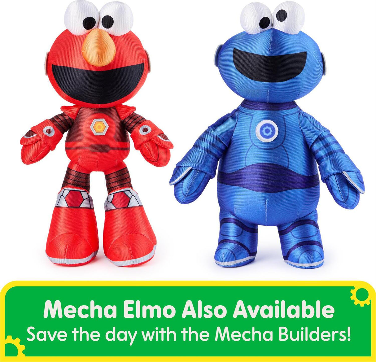 Sesame St Mecha Builder Cookie Monster, 13-Inch