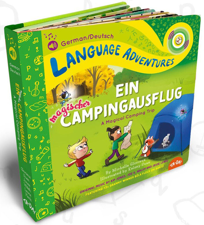 A Magical Camping Trip - Language Adventure Book (German)