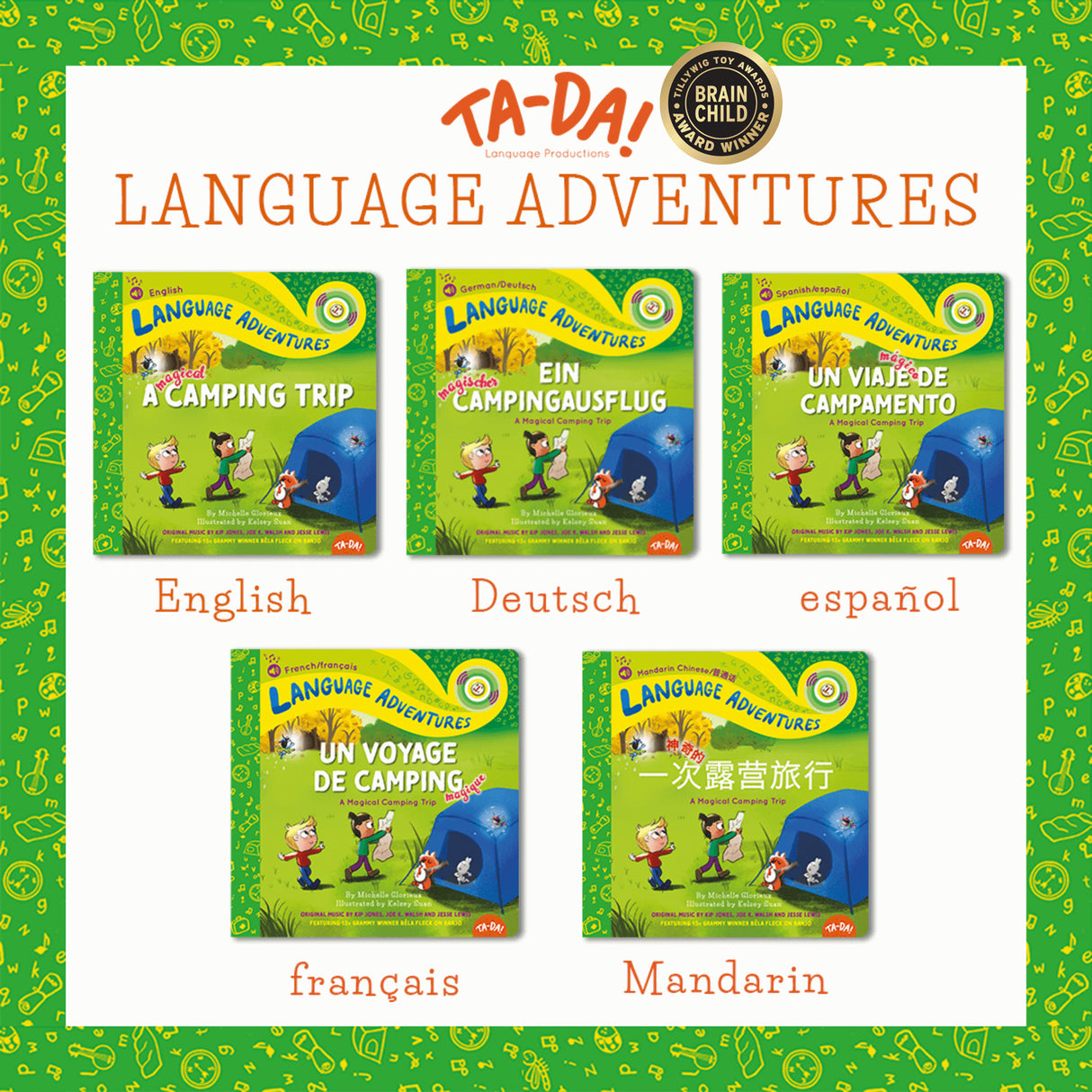 A Magical Camping Trip - Language Adventure Book (German)