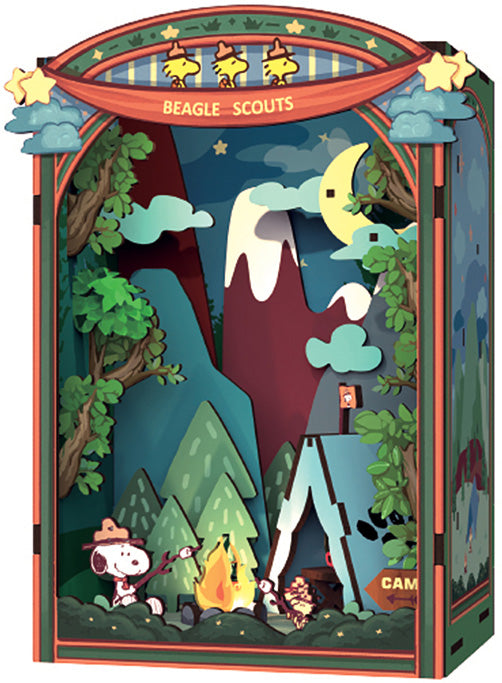 PEANUTS Snoopy's Beagle Scouts DIY Book Nook Kit