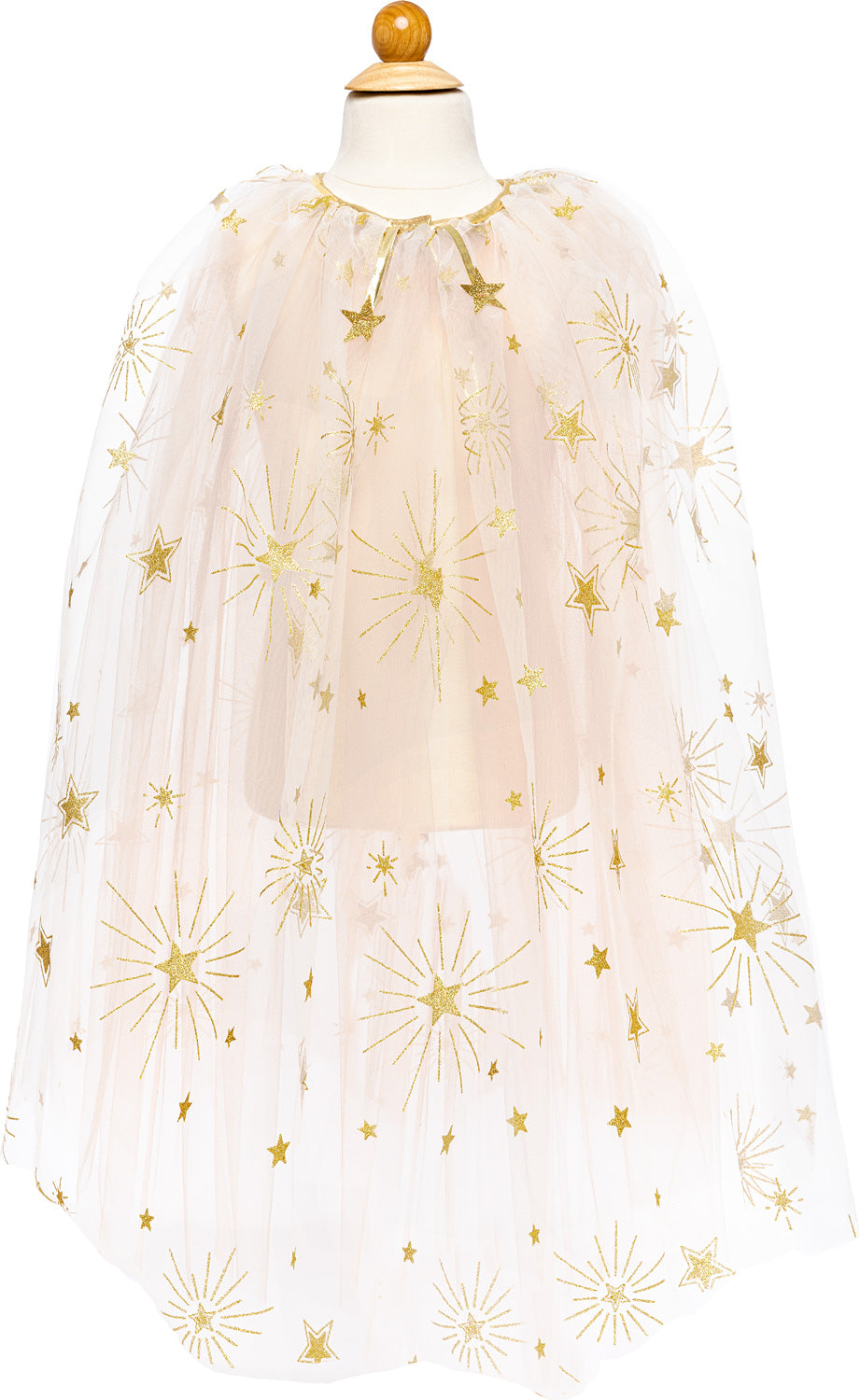 Golden Glam Party Cape - Size 4/6