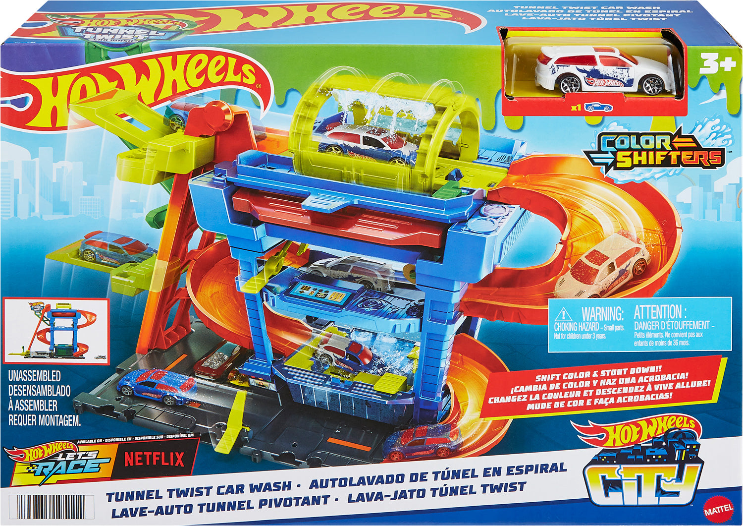 Hot Wheels Tunnel Twist Car Wash – Dancing Bear Toys