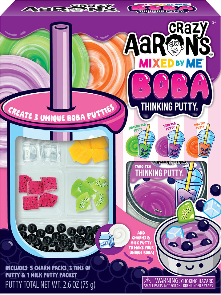 Crazy Aaron's Thinking Putty Brown Sugar Boba: Pasta Magica Che Non Si Secca Mai! - 3