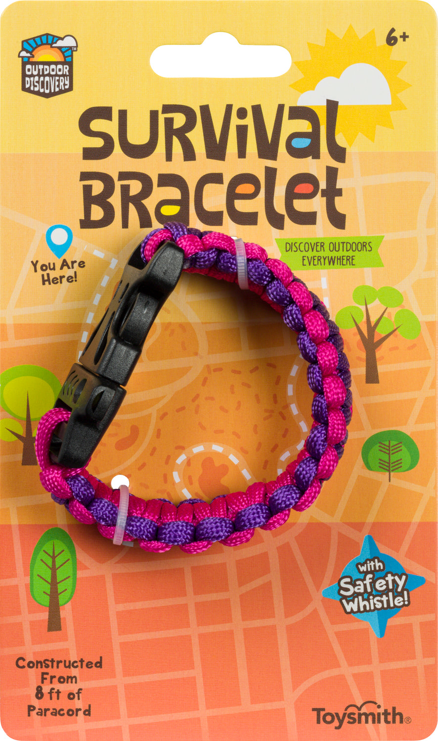 SURVIVAL BRACELET W/WHISTLE