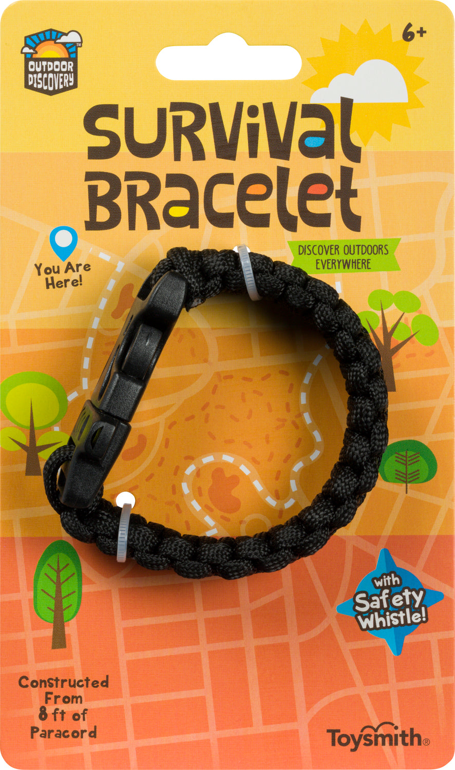 SURVIVAL BRACELET W/WHISTLE