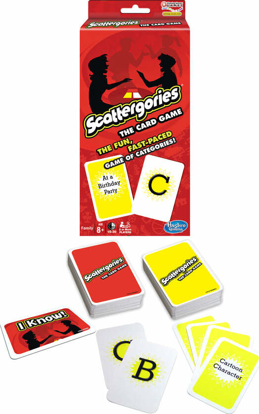 Scattergories Card Game