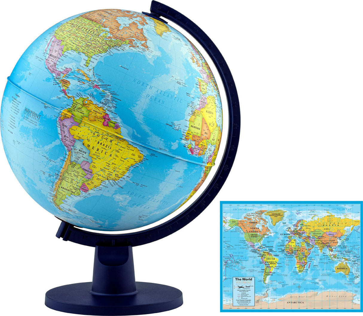 Scout+ Globe with Map