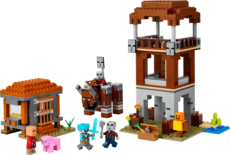 LEGO Minecraft: The Pillager Outpost and Ravager