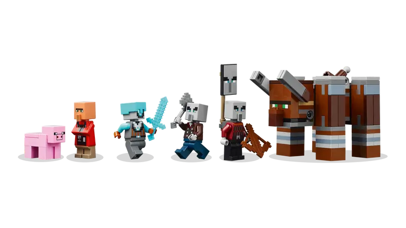 LEGO Minecraft: The Pillager Outpost and Ravager