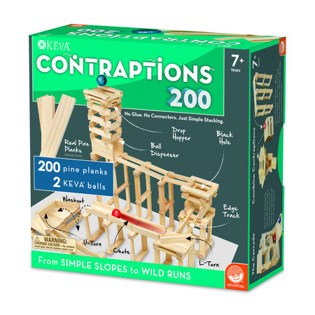 KEVA Contraptions 200 Plank set