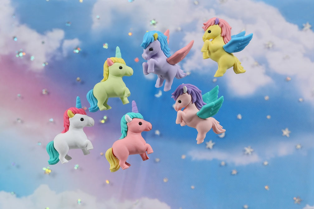 Unicorn & Pegasus Eraser Puzzle Assorted