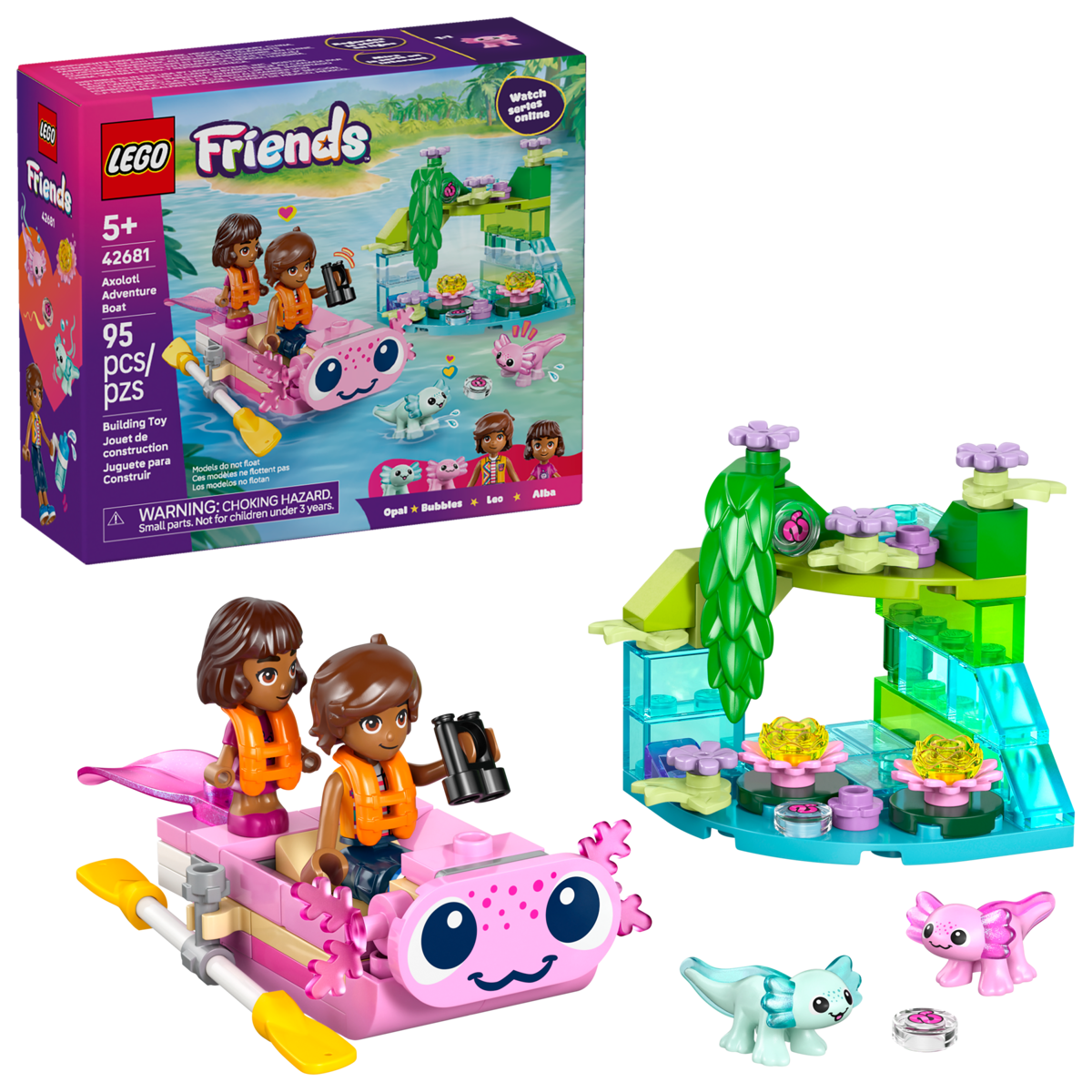 LEGO Friends: Axolotl Adventure Boat