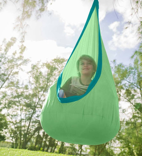 HugglePod Deluxe Hanging Chair Blue