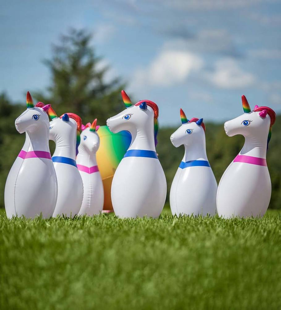 Inflatable Unicorn Bowling