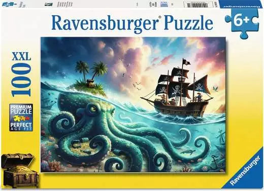 Octopus Treasure 100 Pc XXL Puzzle