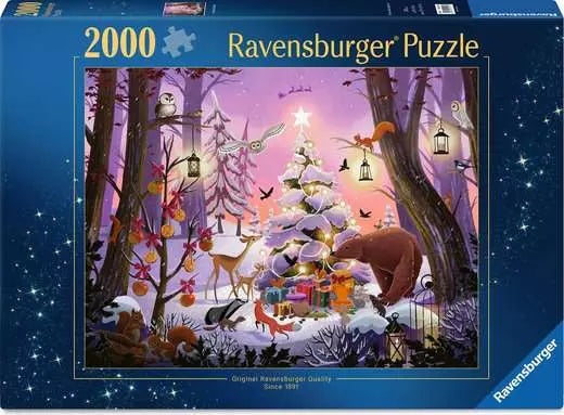 Christmas in the Woods 2000 Pc Puzzle