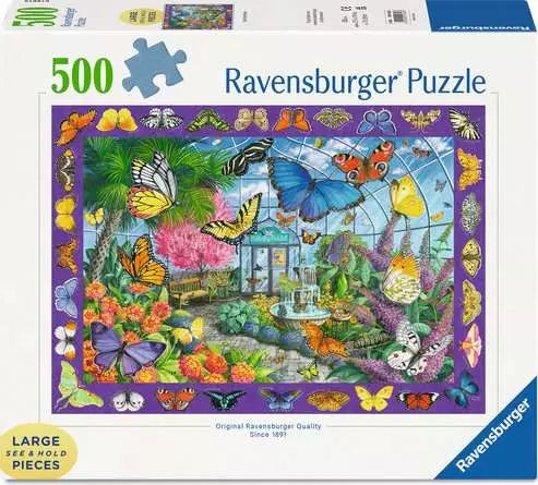The Butterfly Place 500 Pc Large Format Puzzle