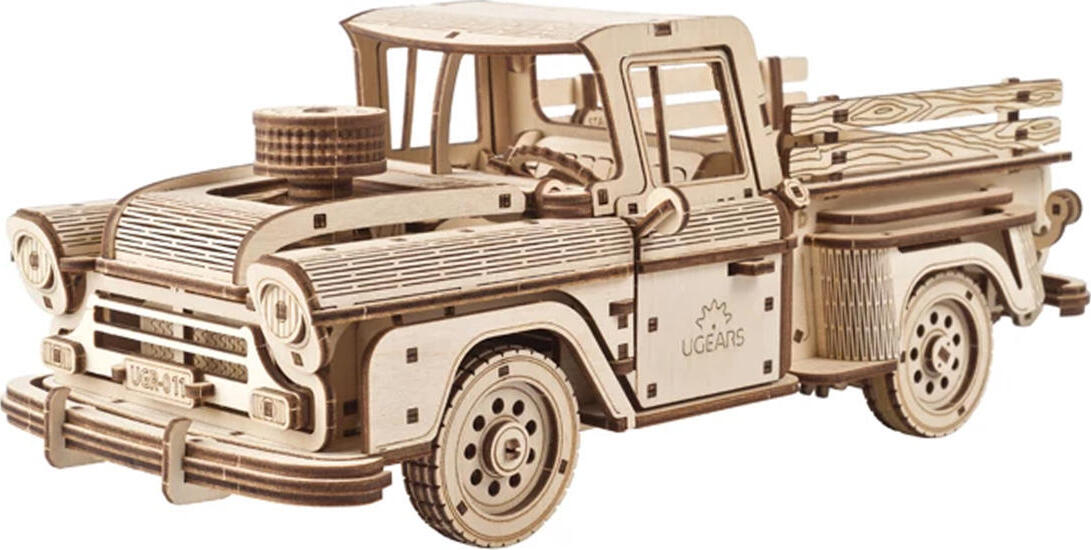 UGears Pickup Lumberjack Wooden Mechanical Model Kit