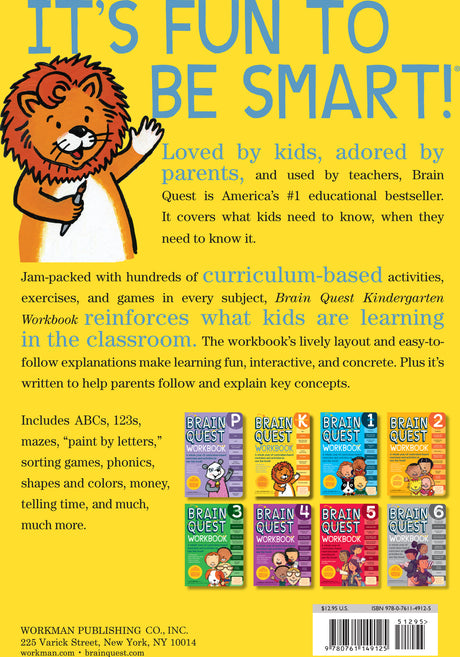 Brain Quest Workbook: Kindergarten