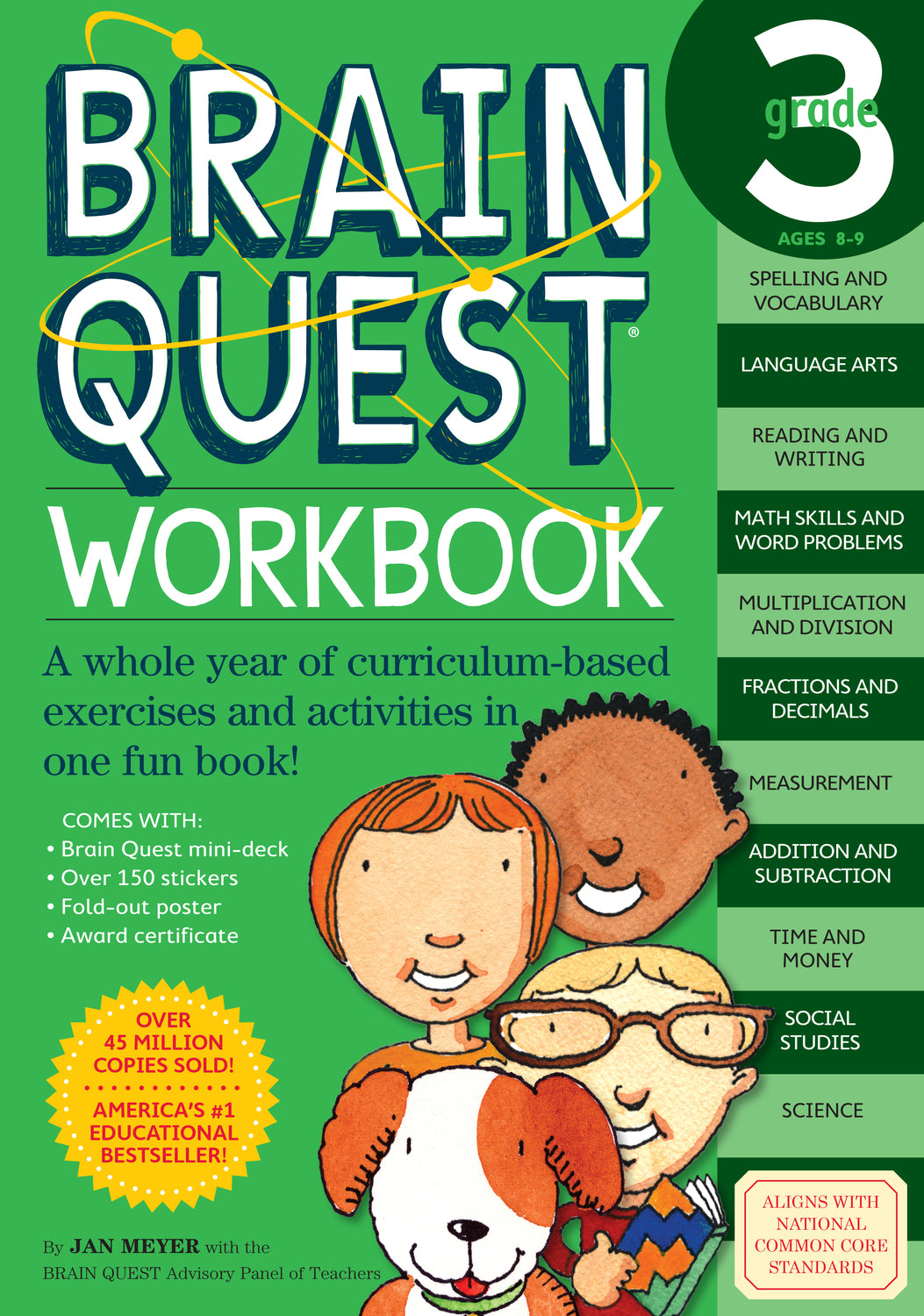 Brain Quest Workbook 3冊 ブレインクエストワークブック Brain Quest Workbook: Grade 3 – Dancing Bear Toys