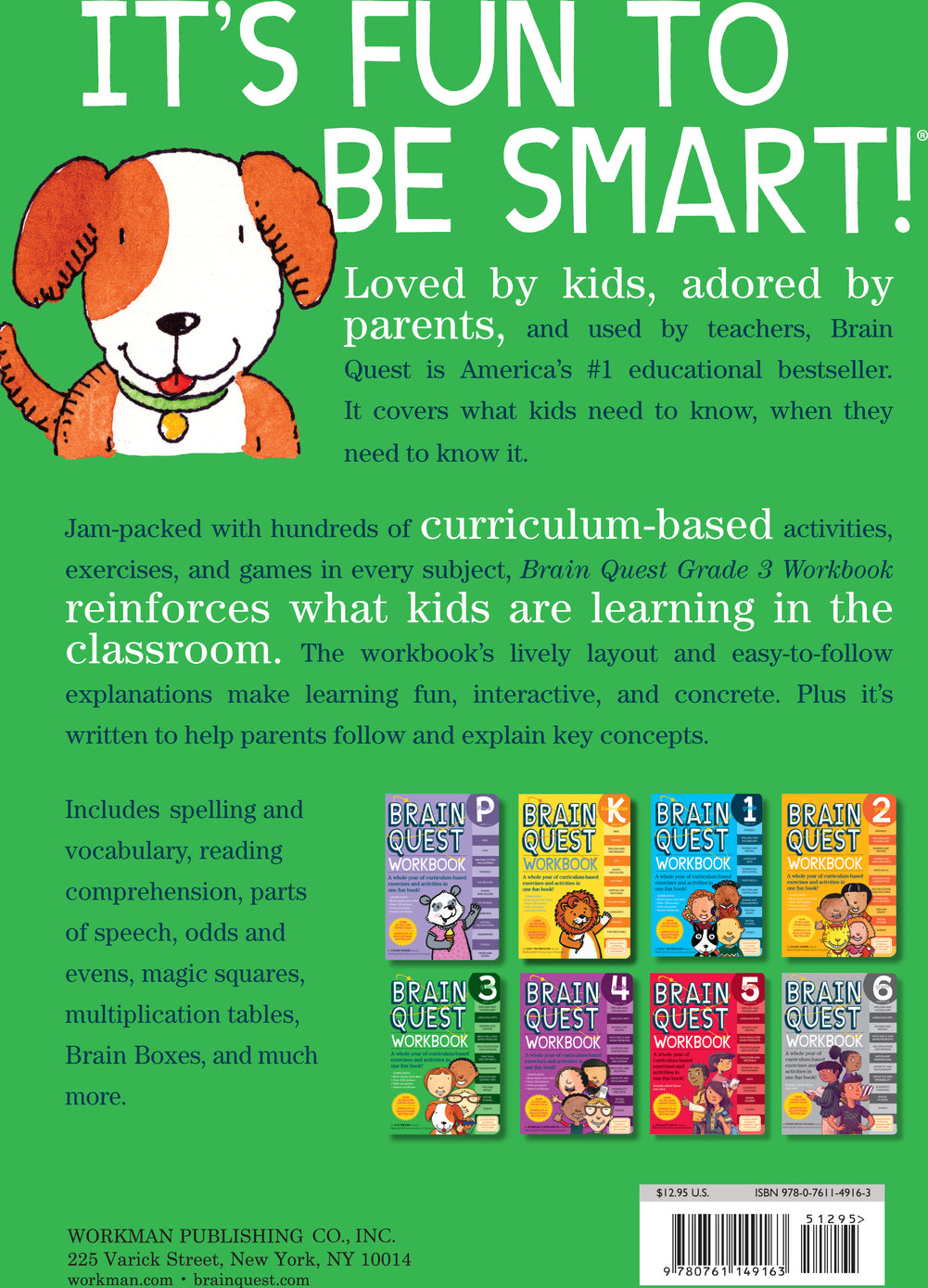 Brain Quest Workbook: Grade 3 – Dancing Bear Toys