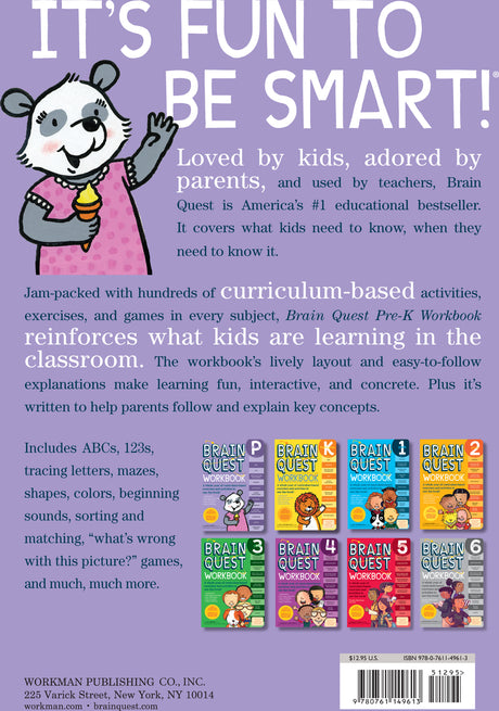 Brain Quest Workbook: Pre-K