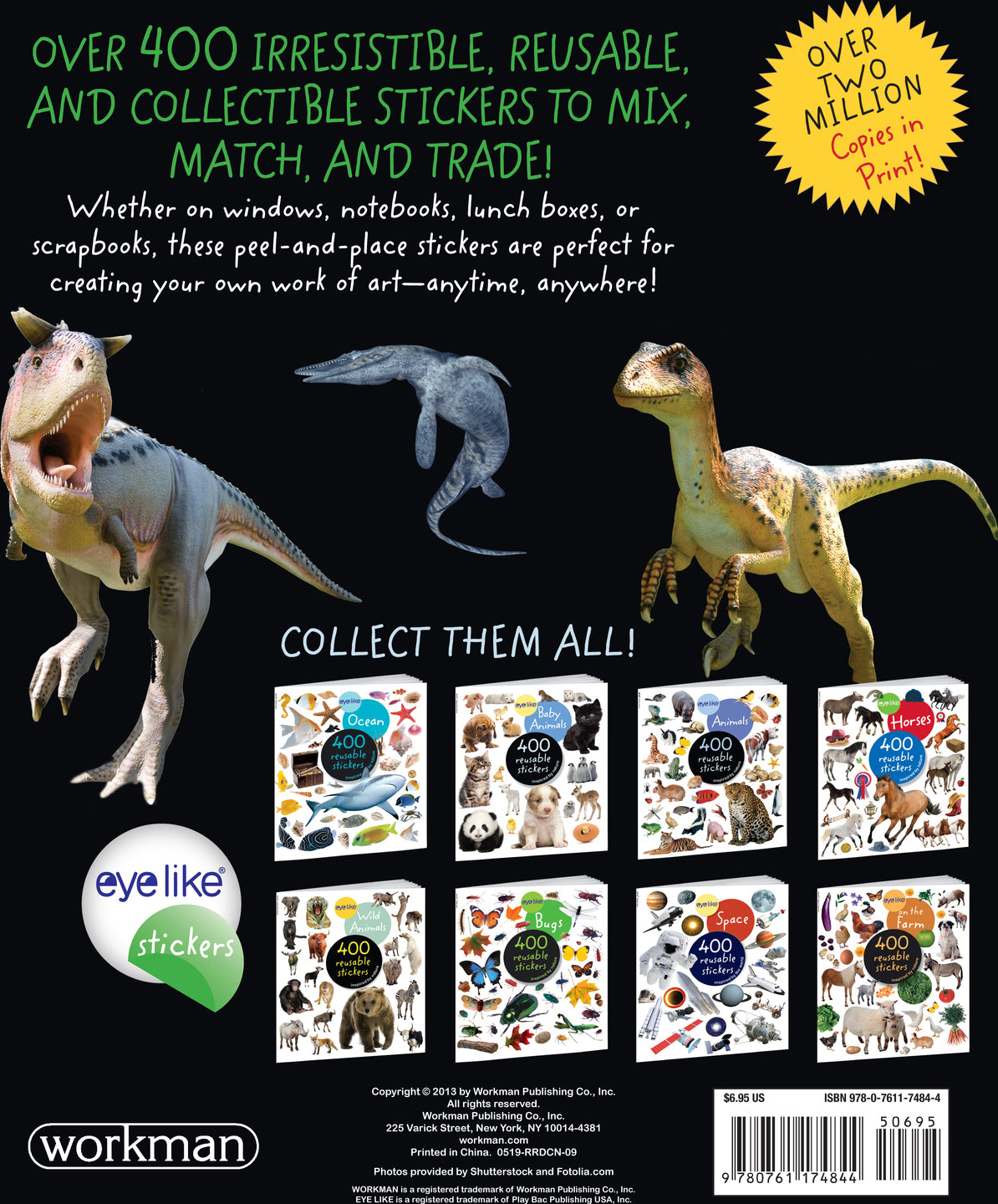 Eyelike Stickers: Dinosaurs