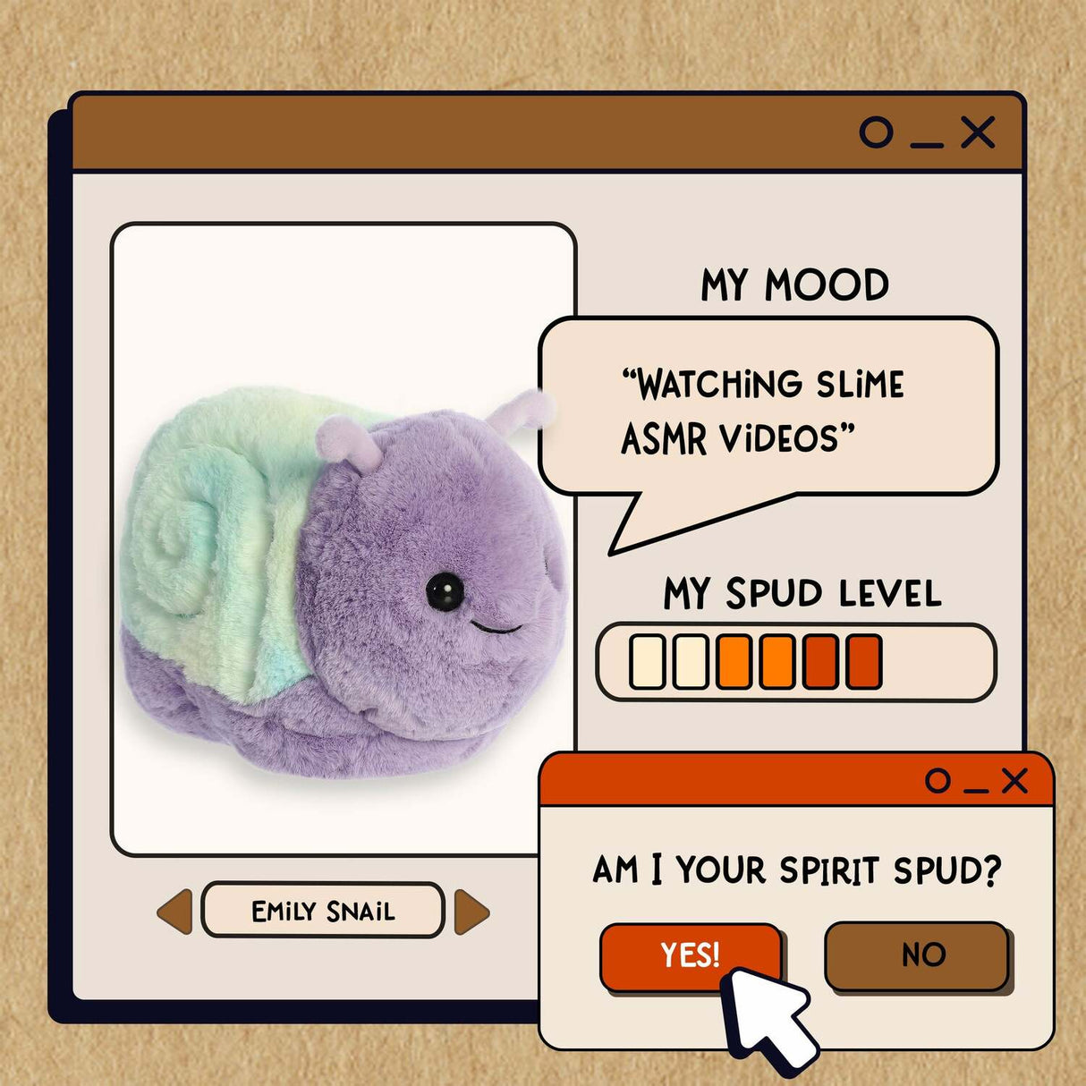 Spudsters - 10" Emily Snail