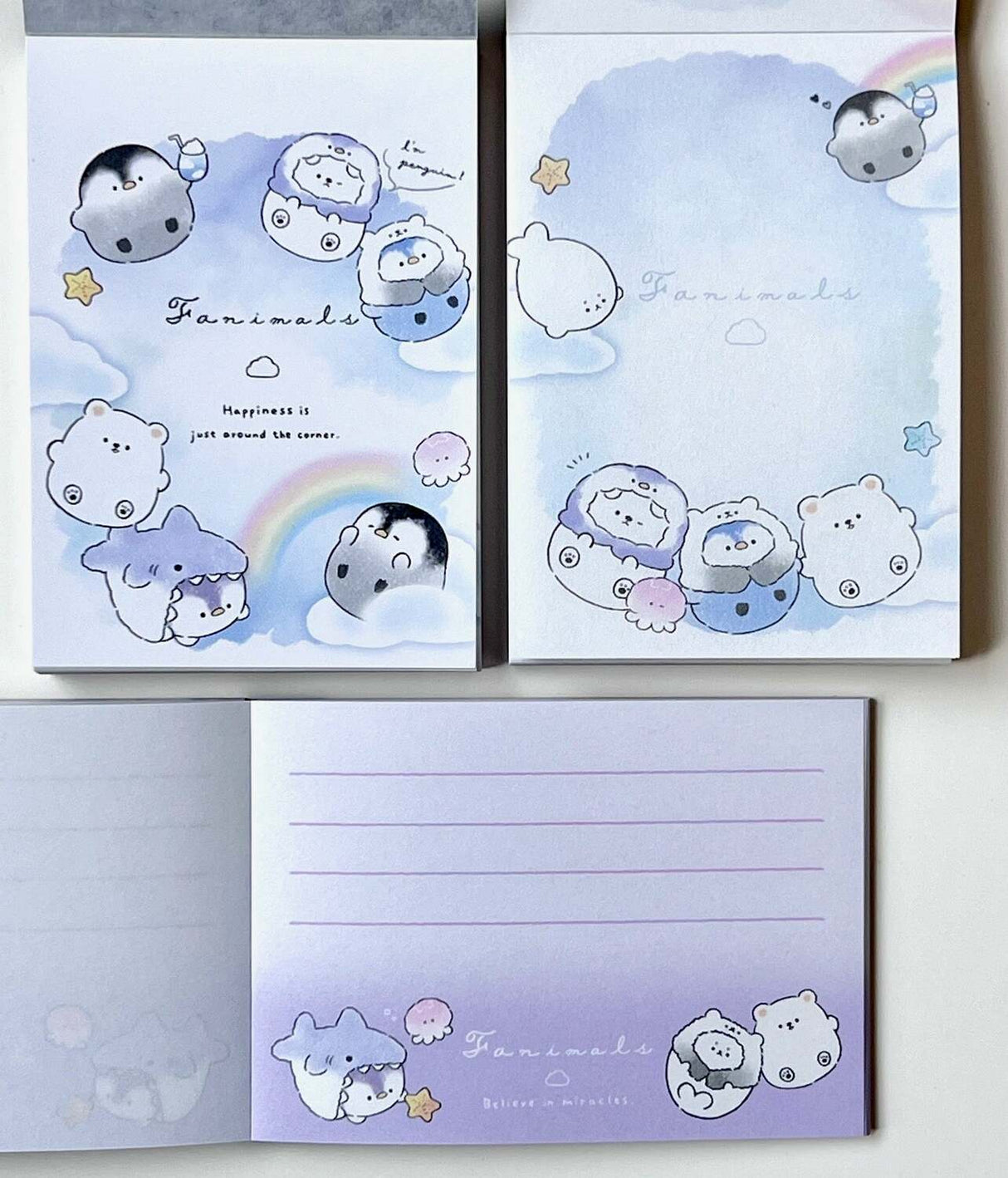 Animal Rainbow Party Mini Notepad 