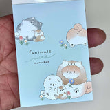 Funimal Garden Party Mini Notepad 