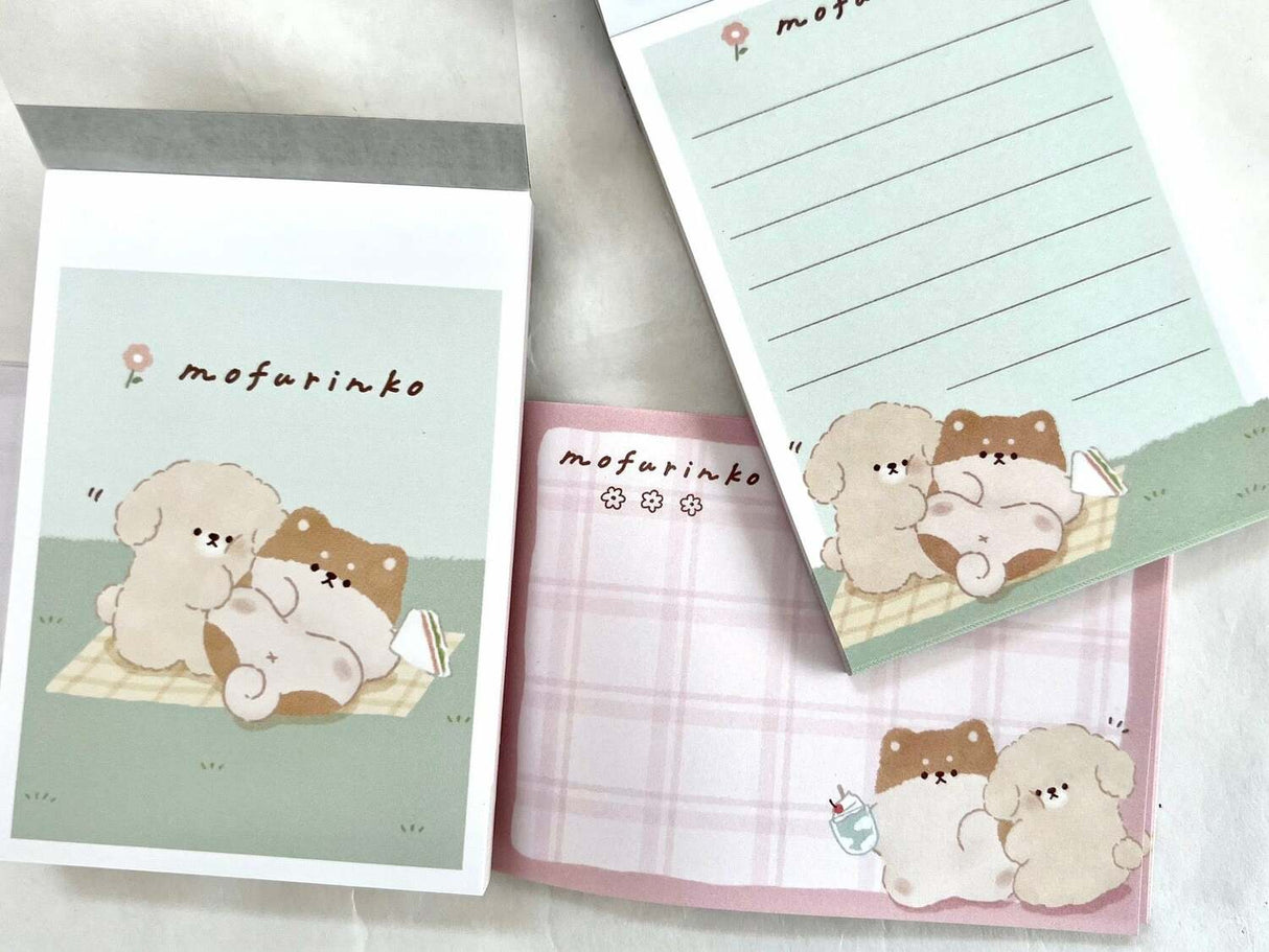 Puppy Picnic Mini Notepad