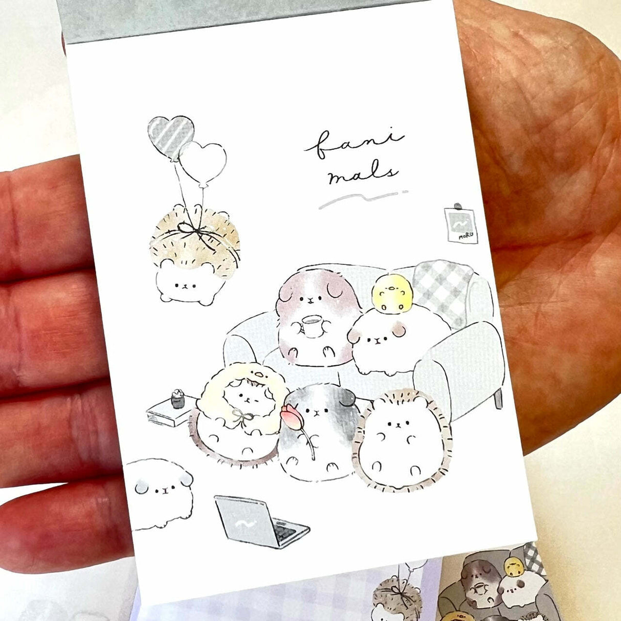 Fanimals Animal Sofa Mini Notepad