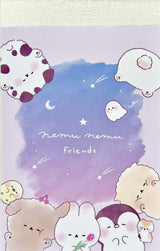 Nemu Nemu Animal Friends Mini Notepad