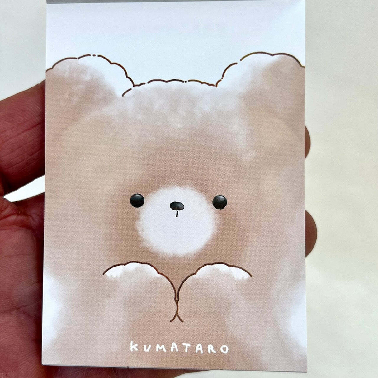 Kumataro Bear Mini Notepad