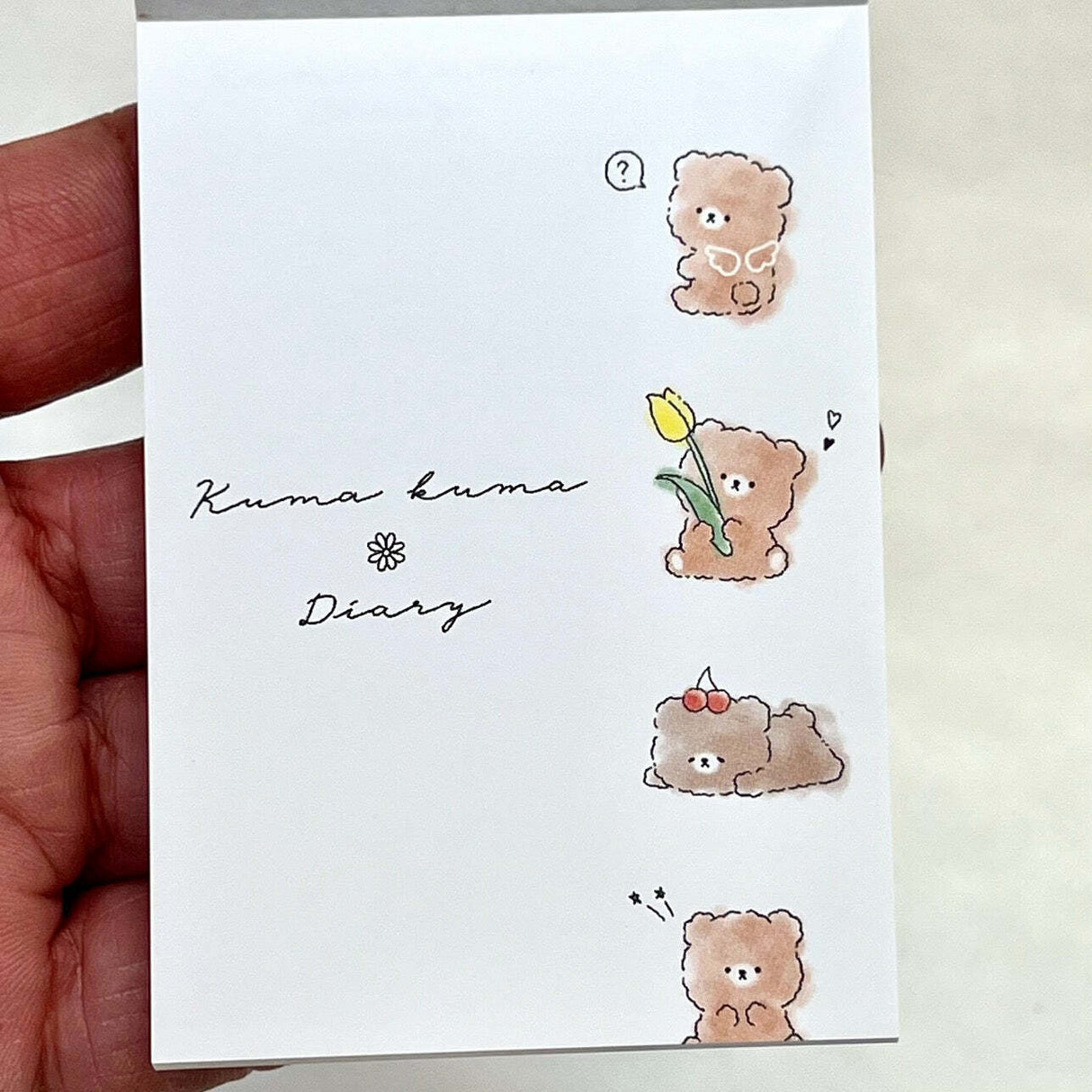 Kuma Kuma Bear Diary Mini Notepad