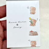 Kuma Kuma Bear Diary Mini Notepad