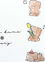 Kuma Kuma Bear Diary Mini Notepad