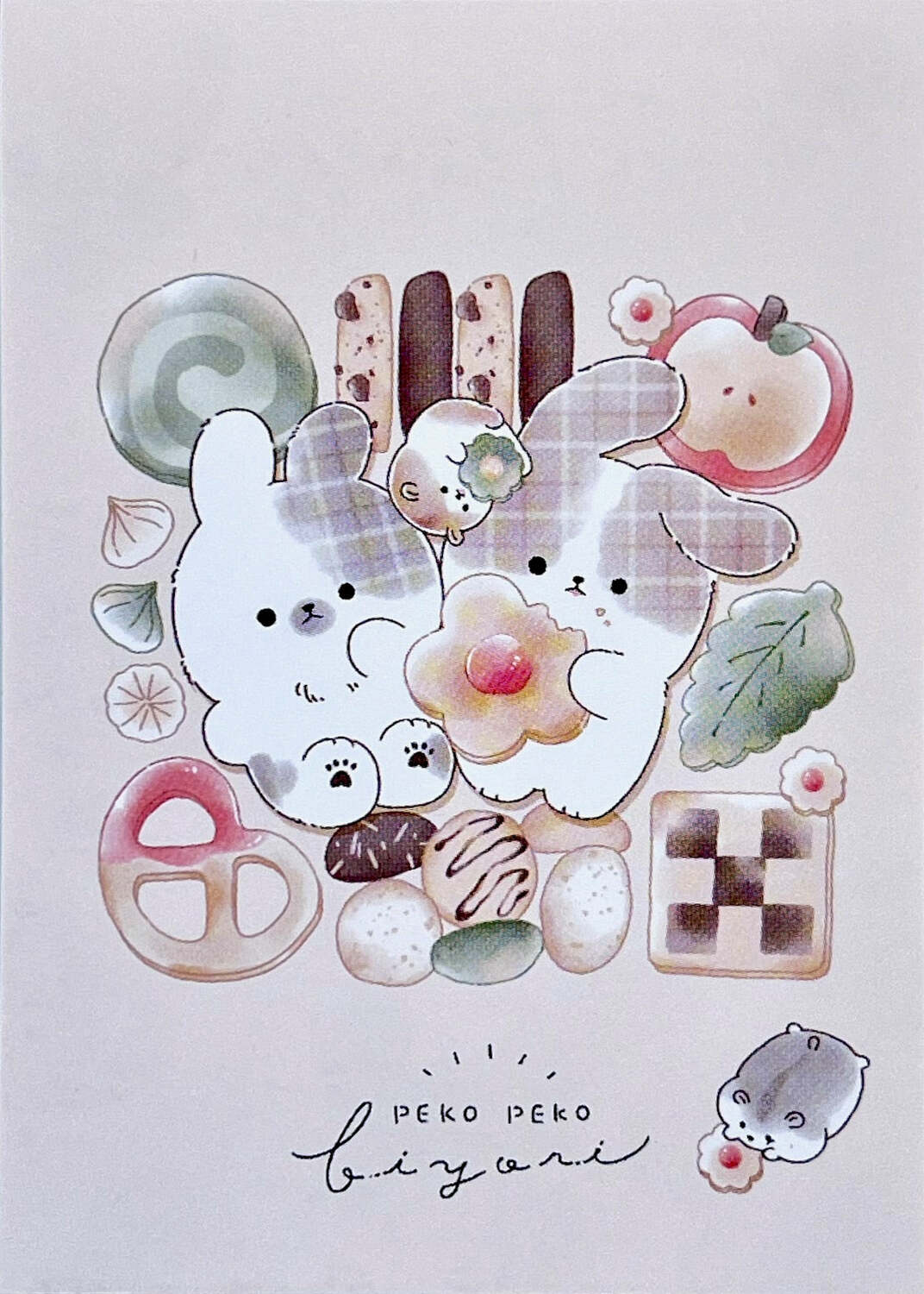 Bunny Picnic Mini Notepad 