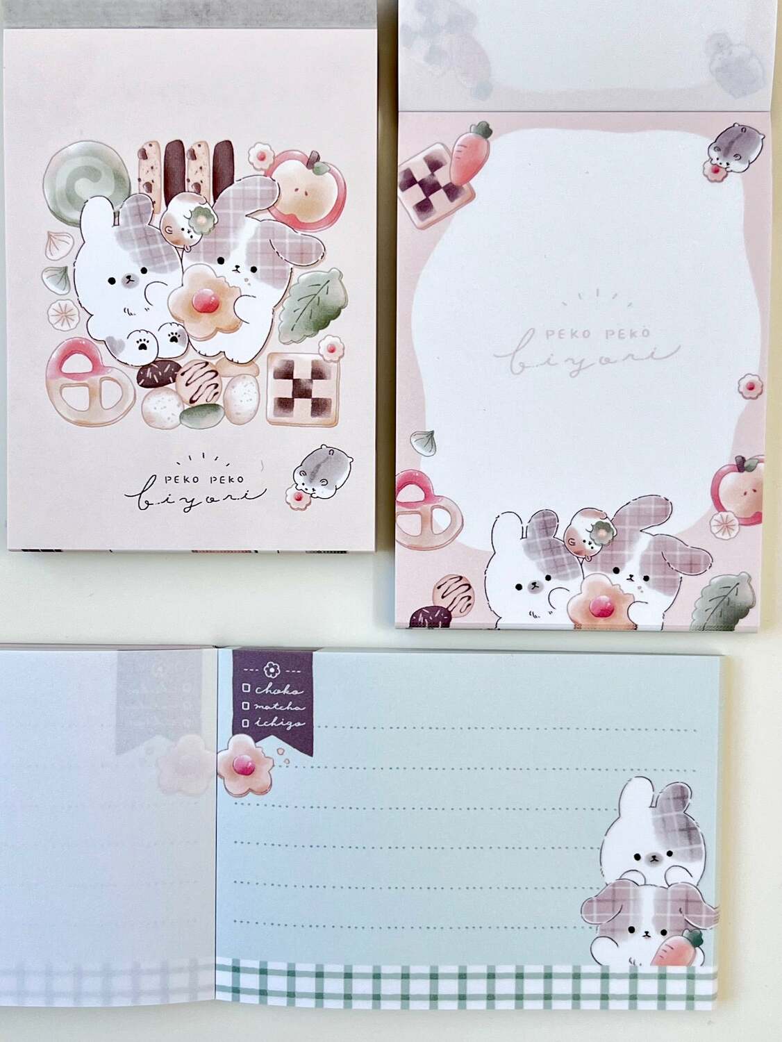 Bunny Picnic Mini Notepad 