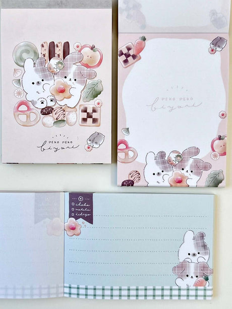 Bunny Picnic Mini Notepad 