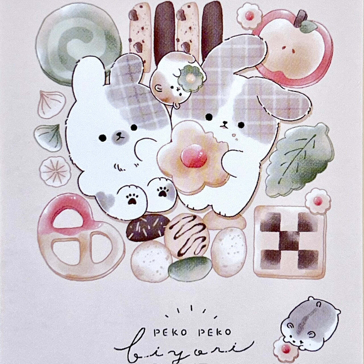 Bunny Picnic Mini Notepad 