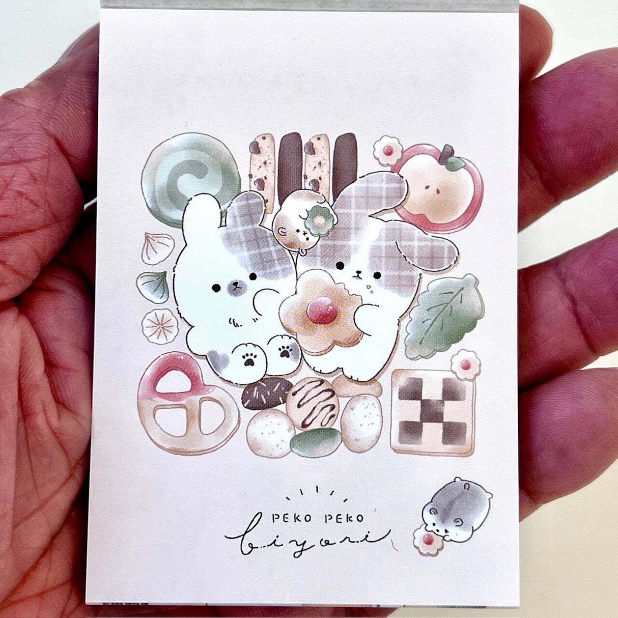 Bunny Picnic Mini Notepad 