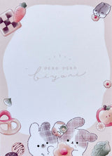 Bunny Picnic Mini Notepad 