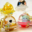 Cat Ufo Floaty Key Charm 