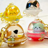Cat Ufo Floaty Key Charm 