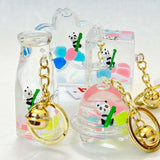 Panda Bamboo Floaty Key Charm 