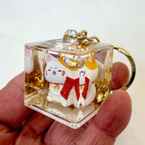 Lucky Cat Floaty Key Charm 