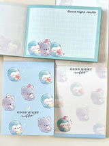 Kamio Bear Penguin Good Night Mini Notepad 