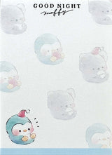 Kamio Bear Penguin Good Night Mini Notepad 