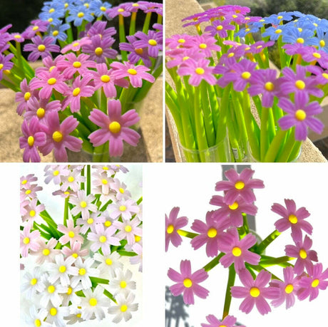 Coreppsis Cosmos Flower Color Changing Wiggle Gel Pen 